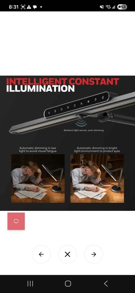Honeywell H9 Sunturalux LED Dimmable Desk Lamp - photo 3