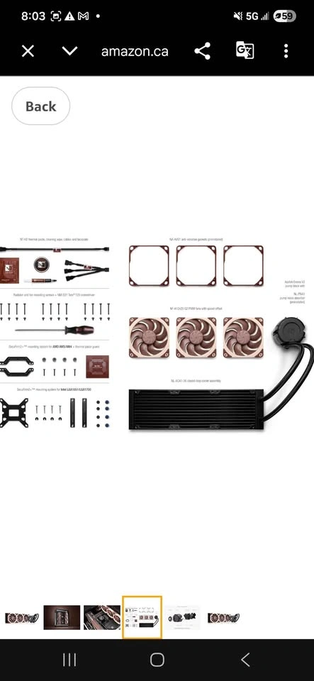 Noctua NL-LC1-36, High-Performance 360mm AIO CPU Cooler - photo 4