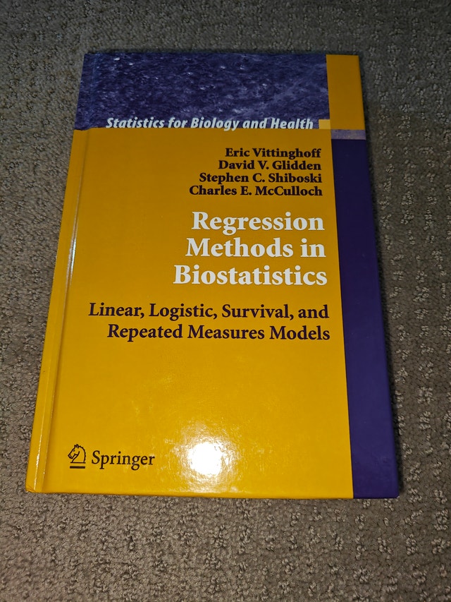 Regression Methods in Biostatistics Vittinghoff Glidden Shiboski