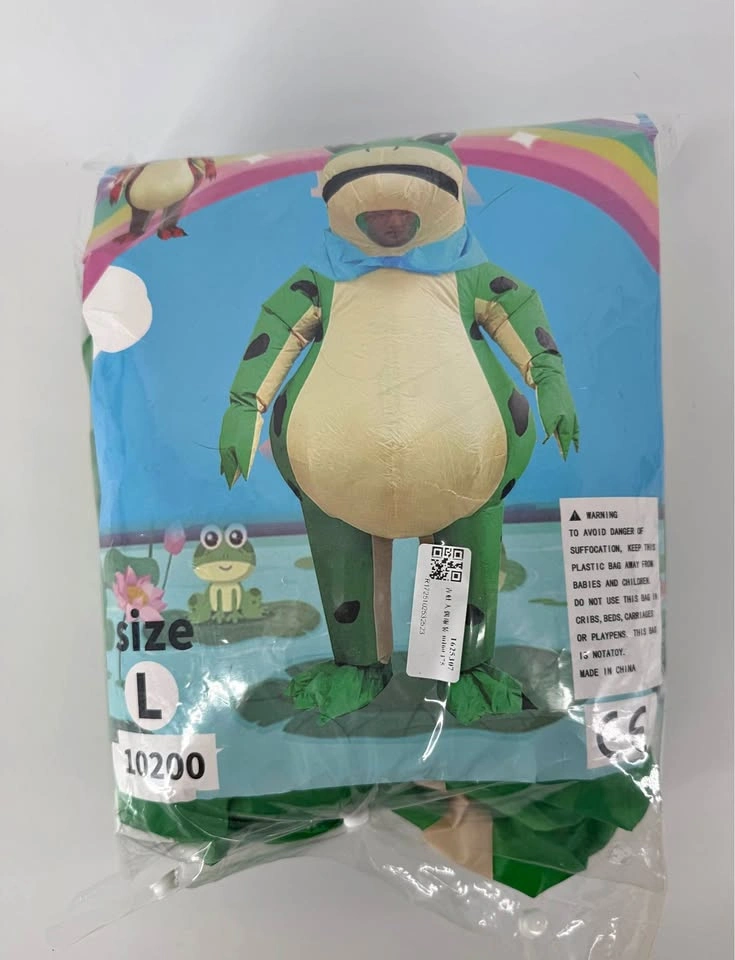 NEW Adult Inflatable Frog Costume – Size Large – Halloween - photo 2