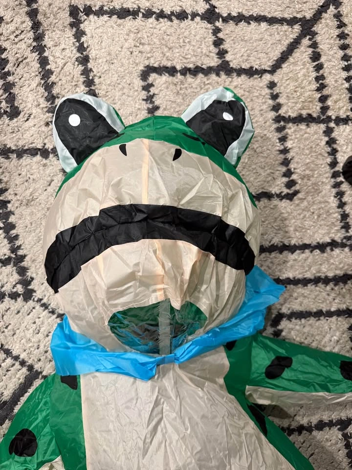 NEW Adult Inflatable Frog Costume – Size Large – Halloween - photo 3
