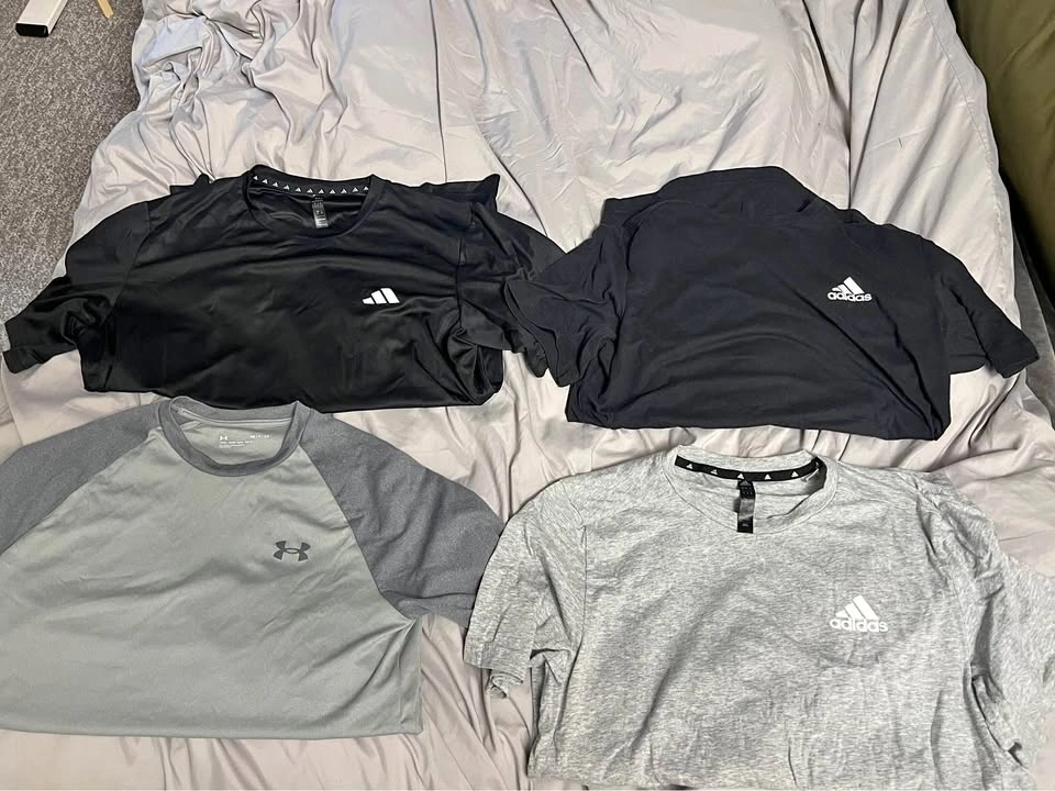 Adidas and Under Armour Athletic T-Shirts