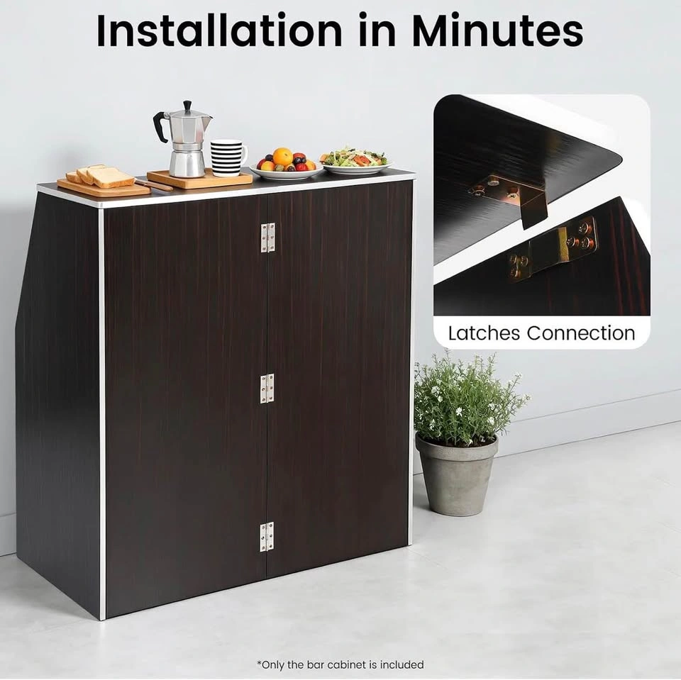 NEW Foldable Bar Cabinet - Delivery Available