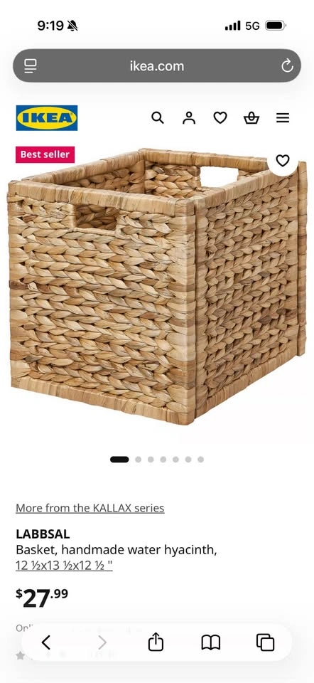 IKEA EKET Storage combo with legs and 4 baskets - photo 2