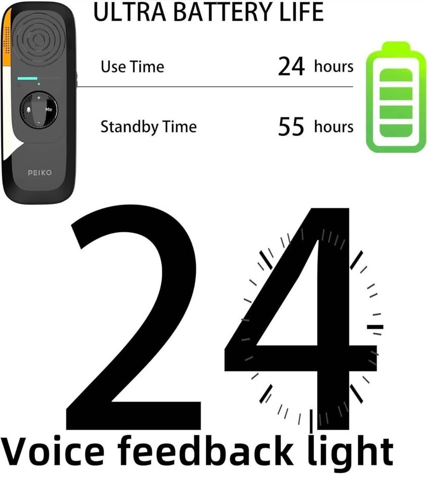 Peiko Language Translator Device - Two-Way Real-Time AI - photo 2