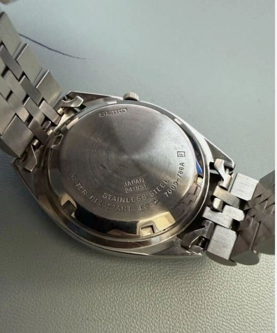 Seiko Blue Dial Automatic 17 Jewels Japan Day/Date Men Wrist Wat - photo 2