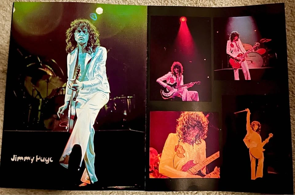 1977 Led Zeppelin “An Evening With Led Zeppelin” Tour Program - photo 3