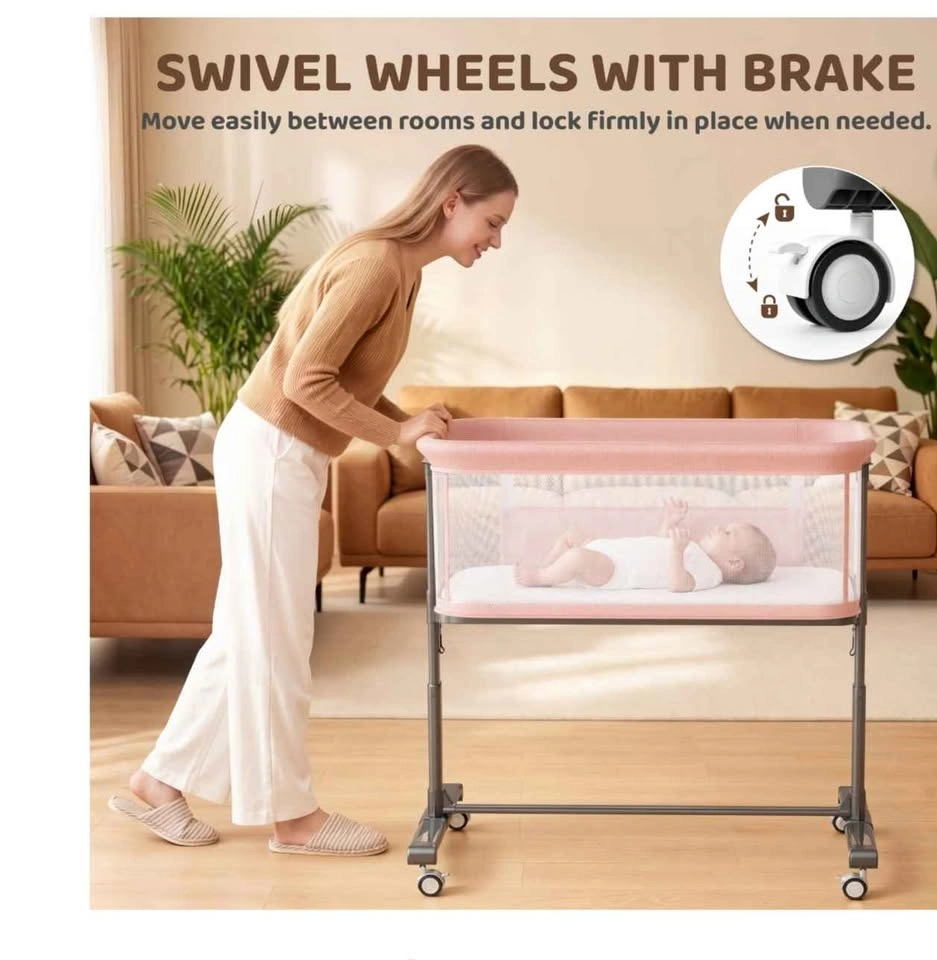 BNIB Baby Bassinet with Wheels - photo 4
