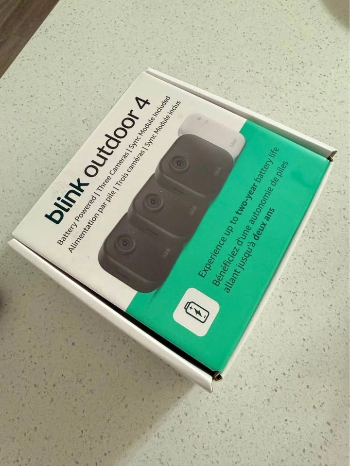 Brand unopened New Blink Outdoor 4 Security Camera System - photo 2