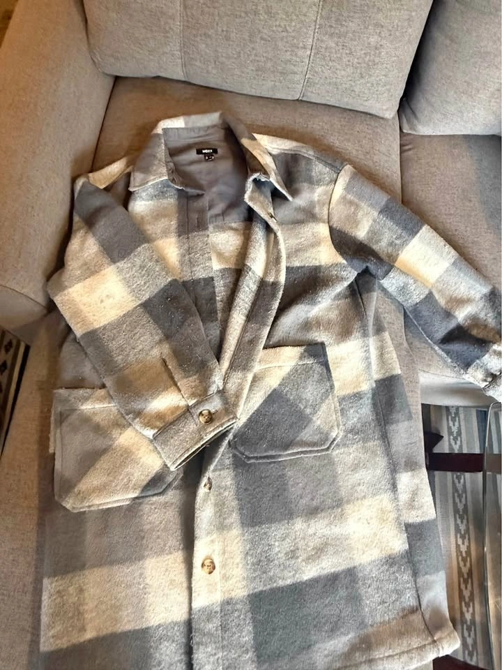 Mexx Plaid Shacket - size L