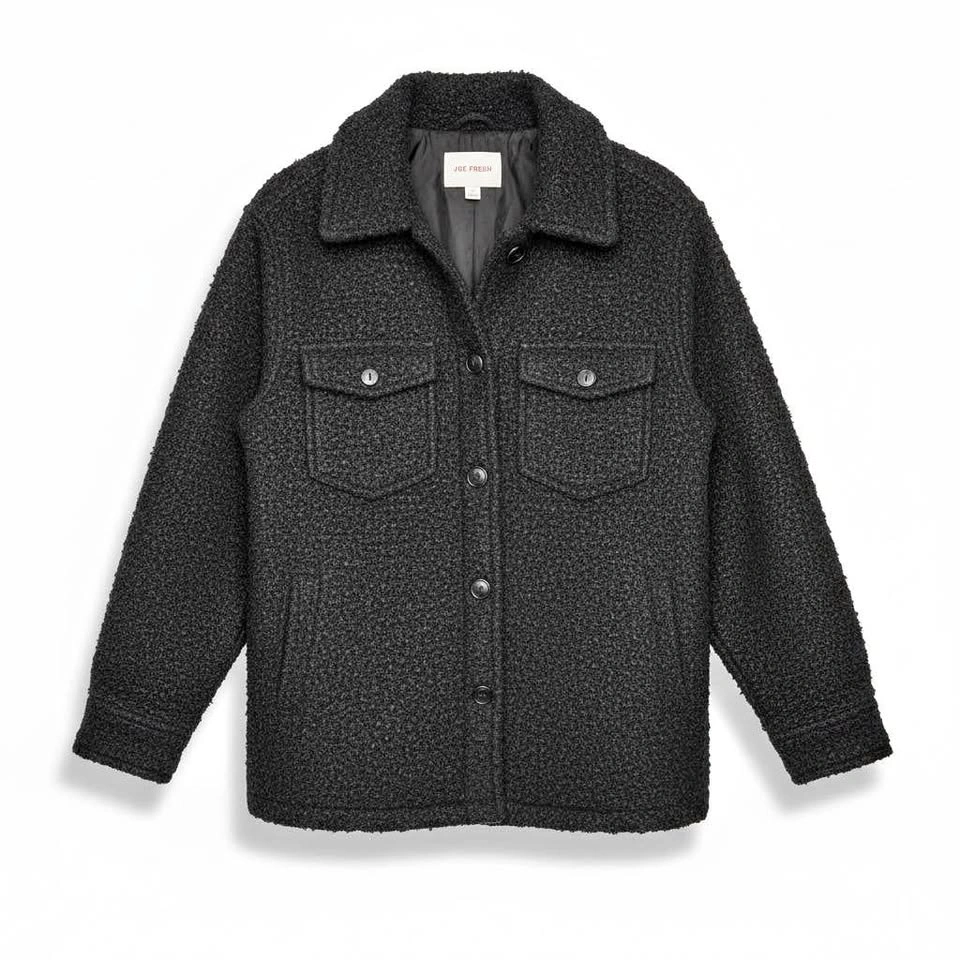 Joe Fresh Boucle Shirt Jacket - size S
