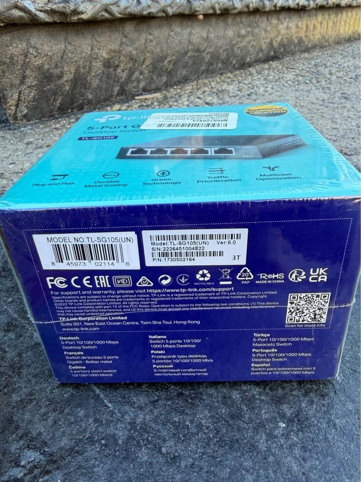 TP-Link 5-Port Gigabit Ethernet Switch – New & Sealed - photo 2