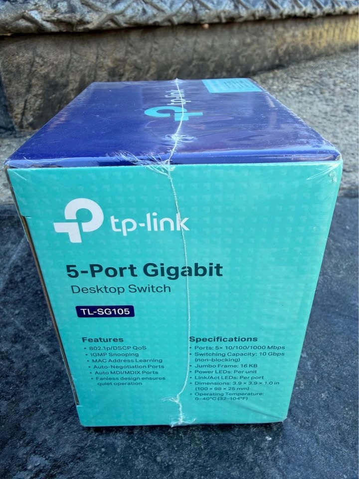 TP-Link 5-Port Gigabit Ethernet Switch – New & Sealed - photo 4