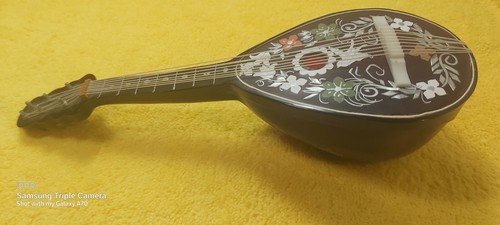1950s Italian Bakelite Musical Mandolin/Guitar Music Box - photo 4