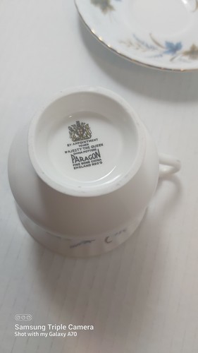 Paragon 'English Flowers' Tea Cup and Saucer - photo 4