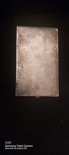 Vintage Note Pad Holder Metal With Original Pen. Very Rare. - photo 4