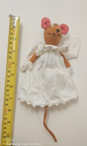Lot of 2 Barbara Sansoni Mice Handmade Cotton Plush Toy - photo 2