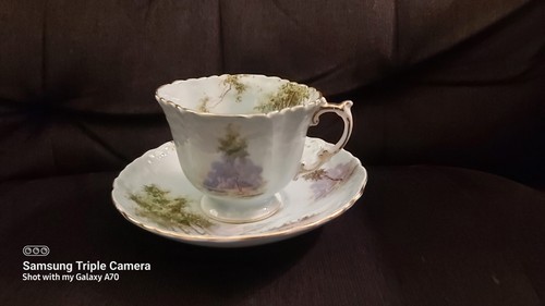 Aynsley Bluebell Time Saucer Light Blue Orphan Saucer - photo 2