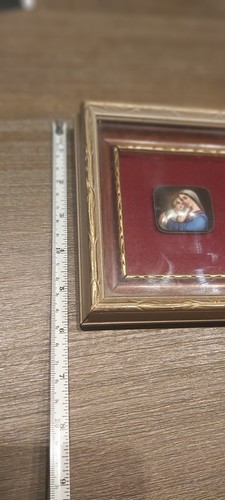 Handpainted On Porcelain Madonna Della Sedia Painting After Raph - photo 4