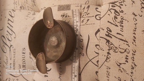 Vintage Trench Art WWII Brass Artillery Shell Casing Ashtray - photo 5