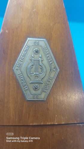 Antique Maelzel Metronome - IMPORTE DE SUISSE. RARE. - photo 2