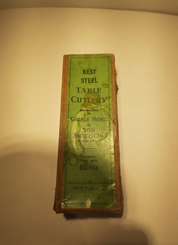 6 Vintage Table Knives By George Hides & Son Sheffield - photo 2
