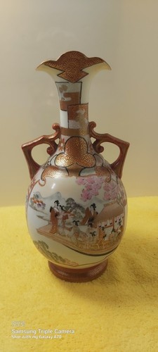 Hand Made Japanese Porcelain Vase 19th Century - photo 2