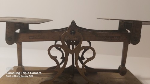 John Heath Birmingham Warranted Accurate Victorian Brass Scale - photo 3
