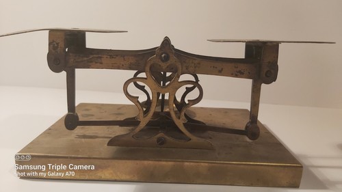 John Heath Birmingham Warranted Accurate Victorian Brass Scale - photo 4