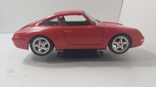 Vintage Burago Porsche 911 Carrera 1993 1:18 Die Cast Car - photo 3