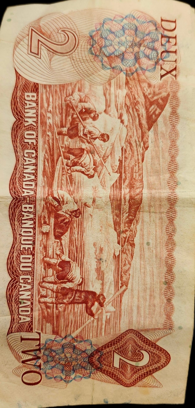 Bank of Canada Two Dollar Bill, 1974 Series - photo 2