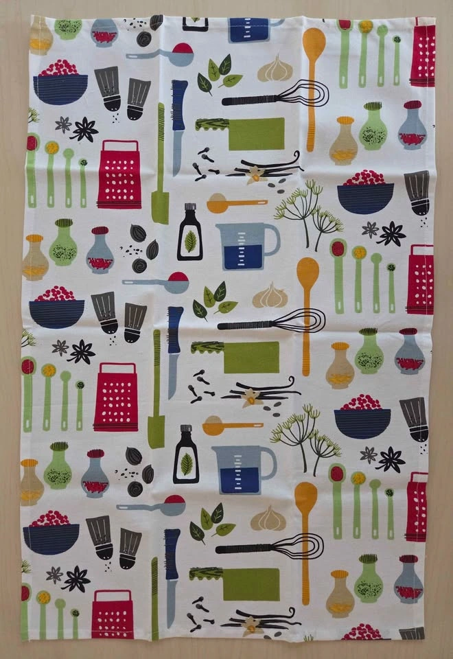 Kitchen Pattern Tea Towel - photo 2