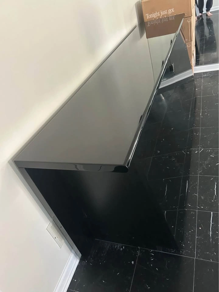 Black Lacquer Buffet Cabinet - photo 4
