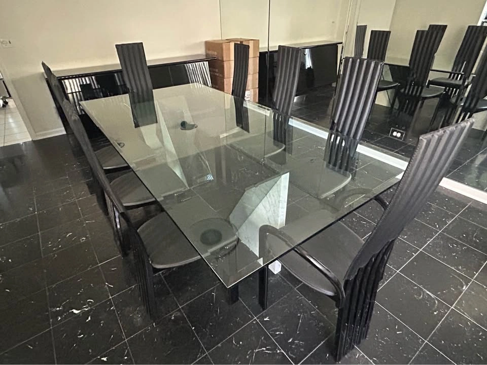 Dining Room Table Large Glass Top 8’x4’ - photo 2