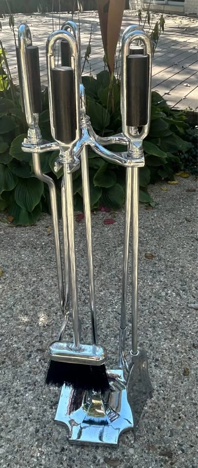 Fireplace Tools Modern Chrome - photo 4
