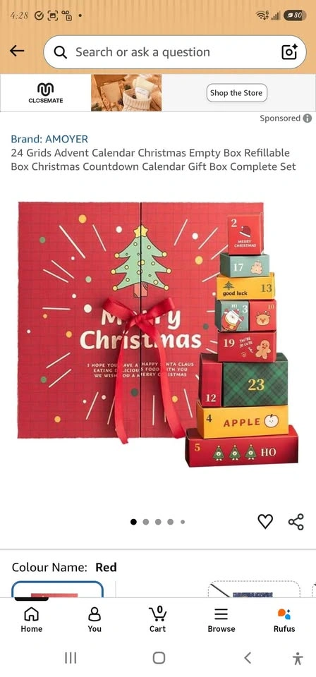 24-Day Christmas Advent Calendar countdown boxes. DIY - photo 2