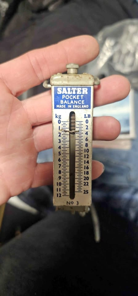 Vintage Salter No. 3 Pocket Balance Hanging Spring Scale