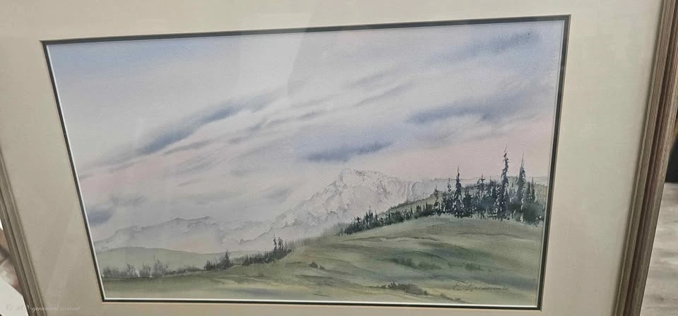 Original Errol Brimacombe Watercolor Painting - Framed Canadian