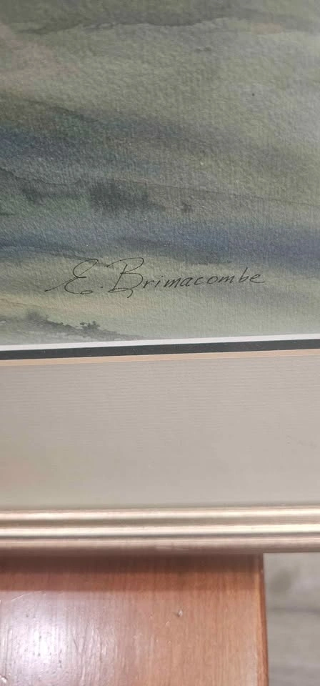 Original Errol Brimacombe Watercolor Painting - Framed Canadian - photo 2
