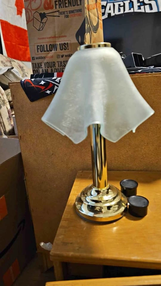 Pair of Vintage 1990s PartyLite "Venetian" Brass Tealight Lamps