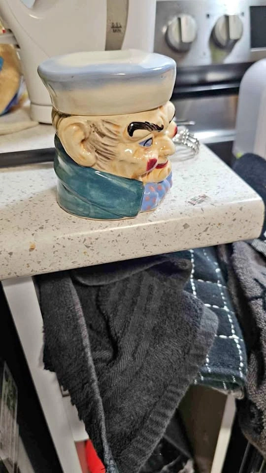 Vintage 1950s Toby Character Mug - Made in Japan