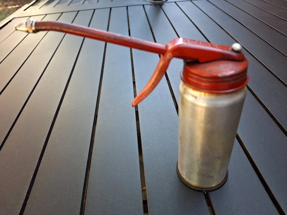 Vintage Golden Rod Pump Oiler/Oil can - photo 3