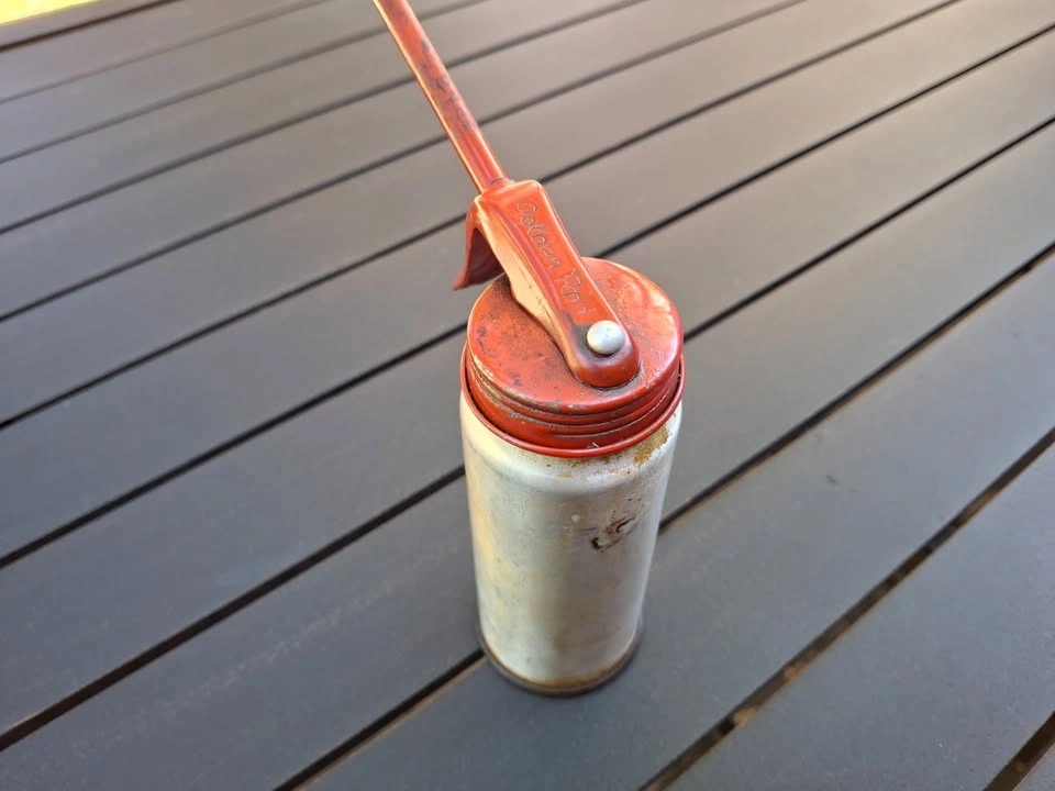 Vintage Golden Rod Pump Oiler/Oil can - photo 4