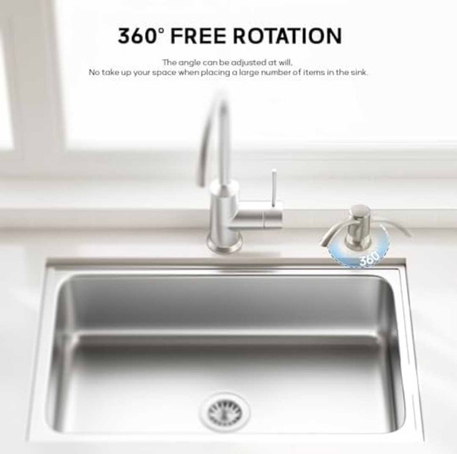 Brushed Nickel Kitchen Soap Dispenser - photo 4