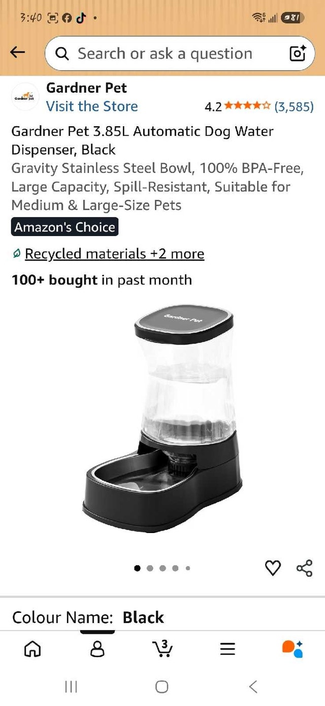 Pet Automatic Water Dispenser