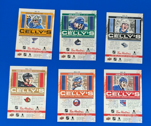 Logan Cooley Adam Fox Binnington 2026-27 Tim Hortons Lot (6) - photo 2