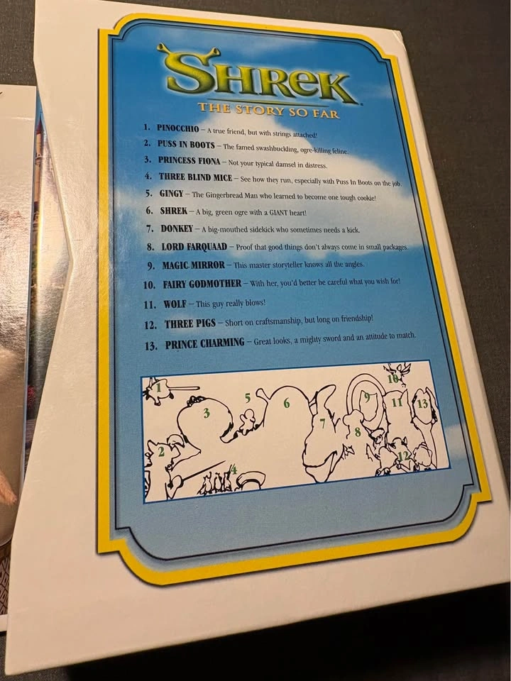 Shrek the story so far 3 dvd box set - photo 2