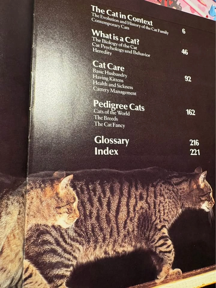Encyclopedia of the cat large hardcover book - photo 3
