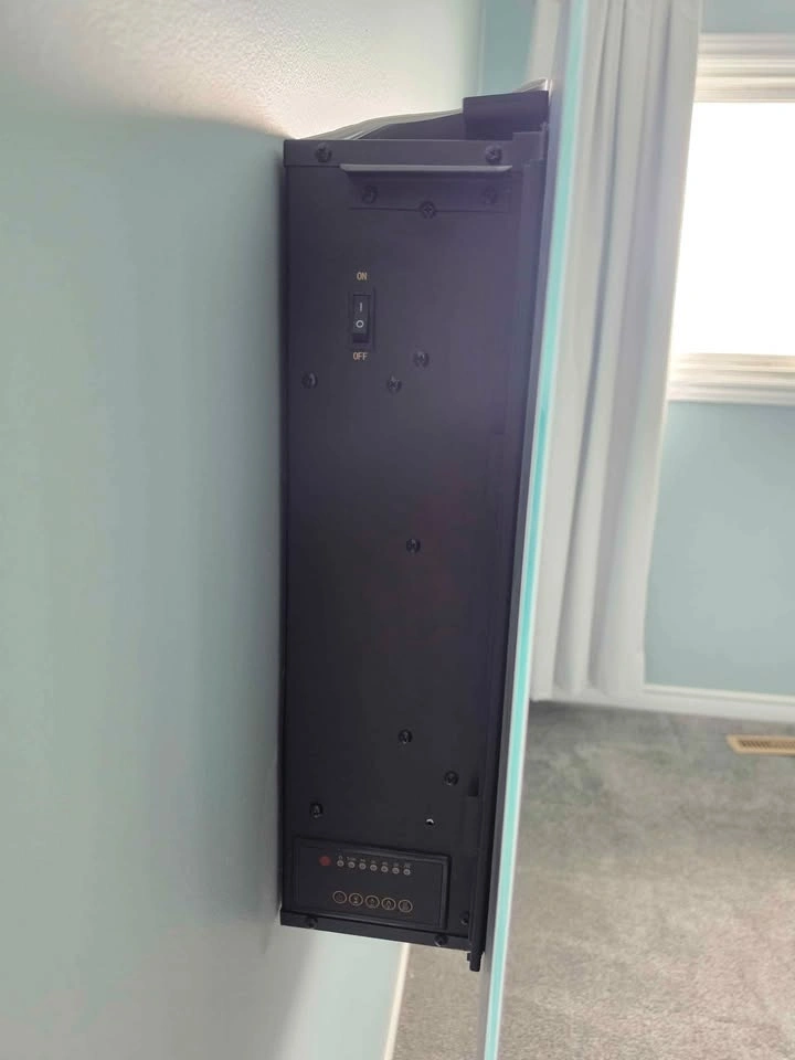 50" Wall-Mounted Electric Fireplace – Like New - photo 3