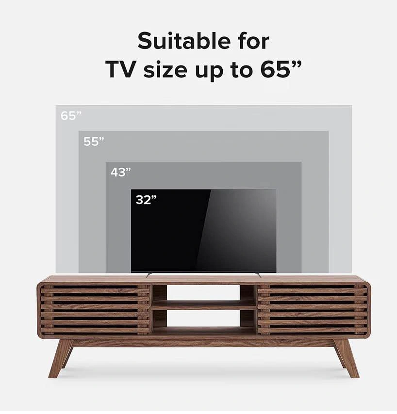 Mopio Ensley 59” Walnut TV Stand / Entertainment Center - photo 3